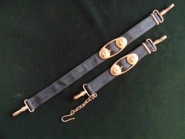 2nd Model Navy Brass Hangers (#28805)